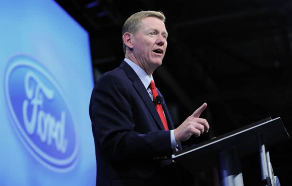 Alan Mulally as CEO of Ford